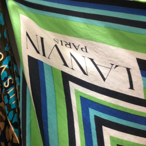 Lanvin Retro Silk Scarf - Picture 1 of 3